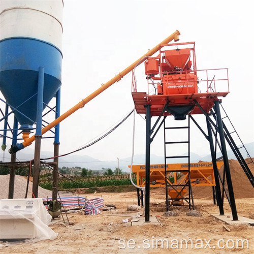 25CBM Cement Betong Batching Plant HZS25